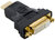 4World - Adapter HDMI [M] > DVI-D [F] (24+1), fekete