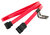 4World - 08530 - SATA3 kábel fordított 45cm - red