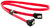 4World - 08558 - SATA3 kábel clipes 60cm - red