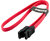 4World - 08529 - SATA3 kábel 45cm - red