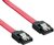 4World - 08543 - SATA3 kábel clipes 20cm - red