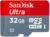 SANDISK - 32GB Ultra microSDHC UHS-I CL10 + adapter - SDSQUAR-032G-GN6IA/173471