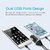 Silicon Power Autós töltő CC102P - 2.1A (10.5W) DUAL USB, - FEKETE