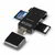 Axagon - fekete kártyaolvasó USB 2.0 - CRE-D4B