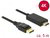Delock Kábel Displayport 1.2 dugó -High Speed HDMI-A dugó passzív 4K, 5m; fekete