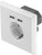 Lanberg AC Wall Socket schuko with 2 Port USB Charger, White