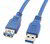 Lanberg extension cable USB 3.0 AM-AF 1.8m blue