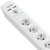 Qoltec - feszültségvédő elosztó | 4aljzat | 2xUSB | 1,4m - 50266