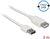 Delock - 85201 - Bővítő kábel EASY-USB 2.0-s A típusú csatlakozódugó > USB 2.0 A-típusú hüvely fehér 3 m