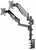 Manhattan - Dupla LED/LCD asztali kar LED/LCD 17"-32" 2x8kg gázrugóval - 461597