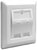 Delock - 86202 - Keystone Wall Outlet 2 Port