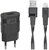 RivaCase - RivaPower VA4115 BD2 EN wall charger (1xUSB/1A) with MFi Lightning cable Black