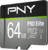 PNY - PRO ELITE MICROSDXC 64GB + adapter - P-SDU64GV31100PRO-GE