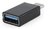 Gembird USB-C -> USB 2.0 A M/F adapter fekete