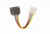 Gembird CC-SATA-PS-M SATA (male) to Molex (female) power cable, 0,15m