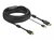 DELOCK - HDMI M DisplayPort M 4K cable 10m powered by USB A M - 85968