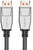 LANBERG - DisplayPort 1.4 összekötő kábel 1,8m - Fekete - CA-DPDP-20CU-0018-BK
