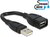 DELOCK - USB 2.0 A male > USB 2.0 A female ShapeCable 0.15 m - 83497