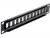 DELOCK - 10" keystone patch panel 1U 12 portos - 43259