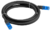 LANBERG - S/FTP Cat6A patch kábel 0,5m - PCF6A-10CC-0050-BK