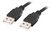 LANBERG - USB-A 2.0 összekötő kábel 1,8m - CA-USBA-20CU-0018-BK