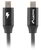 LANBERG - QC 4.0 USB-C összekötő kábel 0,5m - CA-CMCM-40CU-0005-BK