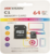 Hikvision - microSDXC 64GB + adapter - HS-TF-C1(STD)/64G/ADAPTER