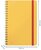 Leitz COSY Soft touch B5 meleg sárga kockás spirálfüzet