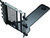 Számítógépház kiegészítő PHANTEKS Vertical VGA adapter + PCI-E 4.0 Riser 22cm