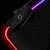 Spirit of Gamer - Medium fekete RGB LED világító gamer egérpad - SOG-PADMRGB