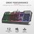 Trust - GXT 856 Torac HUN USB fekete gamer billentyűzet - 24345