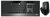 Rapoo - "9900M" fekete vezeték nélküli billentyűzet + egér - 190912