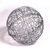 Iris Gömb alakú 20cm/ezüst színű festett fém dekoráció