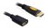 Delock - HDMI 1.4 M/F video jelkábel 1m 3D support - 83079
