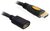 Delock - A M/F High Speed HDMI kábel Ethernettel 5m - 83082