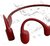 Shokz OpenRun csontvezetéses Bluetooth piros Open-Ear sport fülhallgató - S803RD