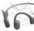 Shokz OpenRun csontvezetéses Bluetooth szürke Open-Ear sport fülhallgató - S803GY