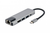 Gembird A-CM-COMBO5-04 USB Type-C 5-in-1 Multi-Port Adapter Space Grey