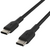 Belkin BoostCharge Braided USB-C to USB-C Cable 1m Black - CAB004BT1MBK