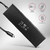 AXAGON HUE-F7C SuperSpeed USB-C FLAT CHARGING HUB Black