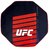 KONIX - UFC Gaming Szőnyeg kör alakú 1000x1000mm, Fekete-Piros - KX-UFC-FMAT