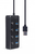 Gembird - UHB-U3P4P-01 4-portos USB3.1 HUB Black