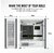 CORSAIR - 7000D AIRFLOW Full Tower - Fehér - CC-9011219-WW
