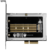 AXAGON PCEM2-NC PCIE NVME M.2 x4 M-Key slot adapter with passive cooler