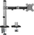 ACT AC8335 Single Monitor Arm Office 17"-32" Silver