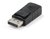 Equip Átalakító - 118916 (DisplayPort to miniDisplayPort, fekete)
