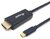 Equip Kábel - 133413 (USB-C to HDMI, apa/apa, 4K/30Hz, műanyag burkolat, 3m)