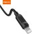 RECCI RCL-P100B Lightning-USB kábel, fekete - 1m