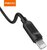 RECCI RCL-P200B Lightning-USB kábel, fekete - 2m