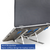 ACT AC8120 Foldable laptop stand aluminium 7 positions height adjustable